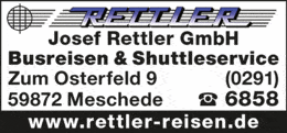 Eigentümer Bilder Rettler Josef GmbH Omnibusverkehr Meschede