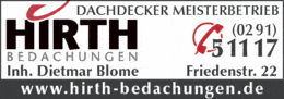 Bildergallerie Hirth Bedachungen Inh. Dietmar Blome Meschede