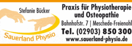Bildergallerie Sauerland Physio Stefanie Bücker Meschede