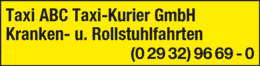 Bildergallerie ABC Taxi-Kurier GmbH Taxi Arnsberg