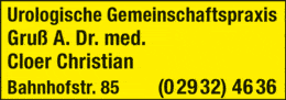 Bildergallerie Cloer Christian u. Hashmi Safwat Urologische Gemeinschaftspraxis Arnsberg