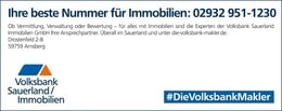 Bildergallerie Volksbank Sauerland Immobilien GmbH Arnsberg