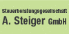 Logo A. Steiger GmbH Steuerberatungsgesellschaft Brilon