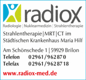 Bildergallerie radiox Radiologie-Nuklearmedizin-Strahlentherapie Brilon