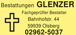 Bildergallerie Glenzer Bestattungshaus Olsberg
