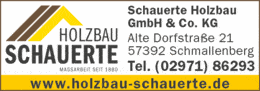Bildergallerie Schauerte Holzbau Schmallenberg