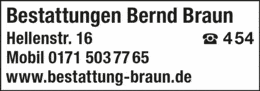 Bildergallerie Braun Bernd Bestattungsunternehmen Winterberg