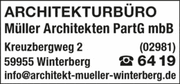 Bildergallerie Müller Architekten PARTG mbB Dipl.-Ing. Winterberg
