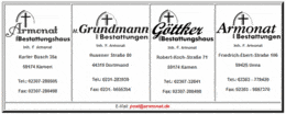 Bildergallerie Armonat / Grundmann Bestattungen Dortmund