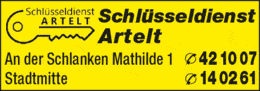 Bildergallerie Artelt André Schlüsseldienst Dortmund