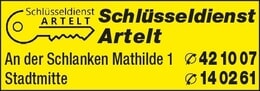 Bildergallerie Artelt André Schlüsseldienst Dortmund