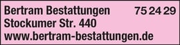 Bildergallerie Bertram Bestattungen Dortmund