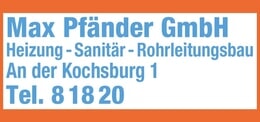 Bildergallerie Max Pfänder GmbH Zentralheizungen Iserlohn Zentrum