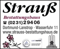 Bildergallerie Strauß Jürgen Bestattungen Dortmund