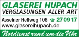 Bildergallerie Glaserei Hupach Dortmund