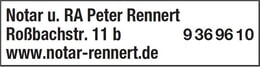 Bildergallerie Rennert Peter Rechtsanwalt und Notar Dortmund