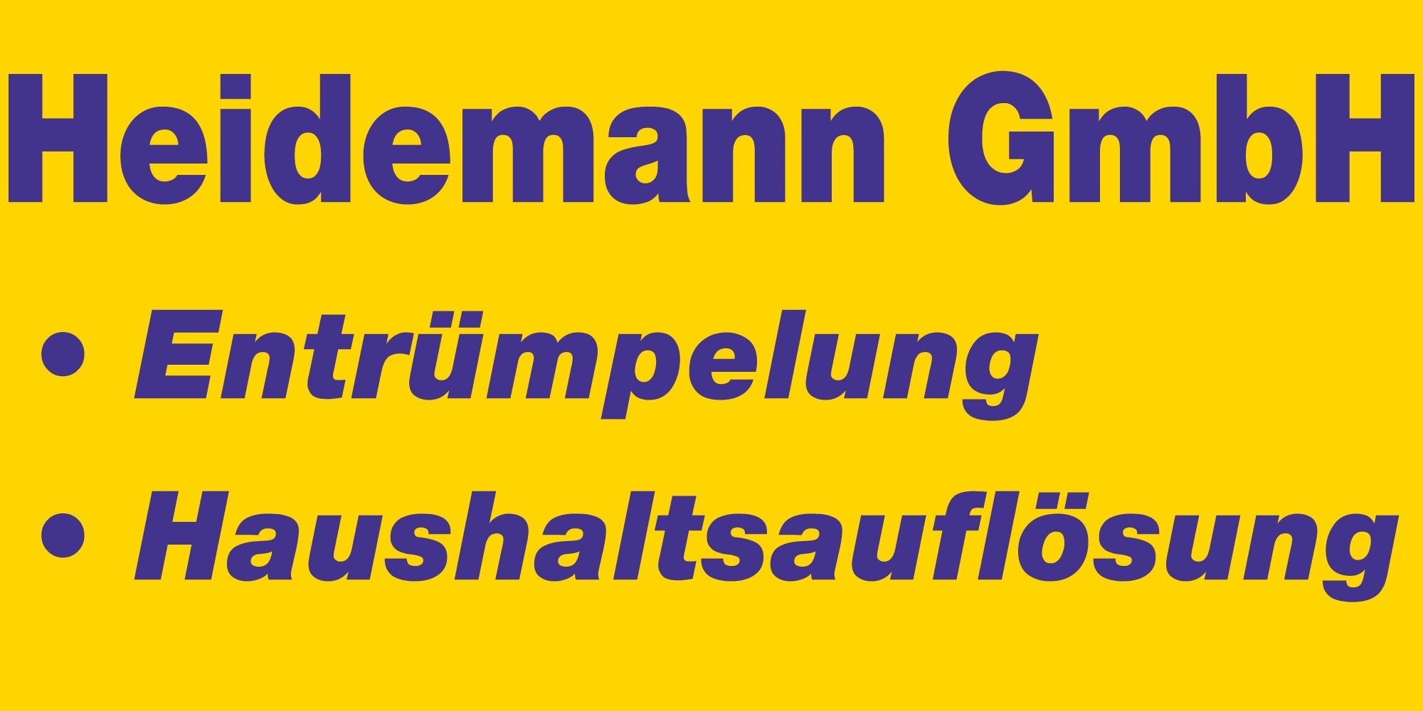 Logo Heidemann Dienstleistungen GmbH Abbrucharbeiten Lübeck
