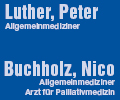 Logo Luther Peter, Allgemeinmediziner & Buchholz Nico, Allgemeinmediziner und Palliativmediziner Bochum