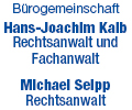Logo Kalb Hans-Joachim, Rechtsanwalt & Fachanwalt für Verwaltungsrecht in Bürogemeinschaft mit Michael Gladbeck