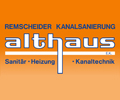 Logo Althaus Rohrreinigung - Kanal TV Untersuchung - Kanalsanierung Remscheid