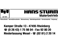 Logo Malerbetrieb Sturm Rheinberg