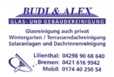 Eigentümer Bilder Budi & Alex Glas und Gebäudereinigung Bremen