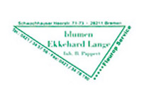 Logo blumen Ekkehard Lange Inh. Birgit Pappert Bremen
