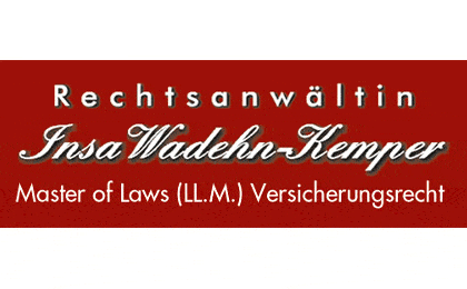 FirmenlogoWadehn-Kemper Insa Rechtsanwältin & zertifizierte Testamentsvollstreckerin Bad Zwischenahn