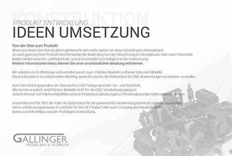 Bildergallerie Gallinger Modellbau Herford