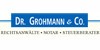 FirmenlogoDr. Grohmann & Co. Rechtsanwälte, Notar, Steuerberater Bad Oeynhausen