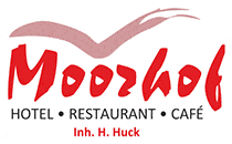 Logo Hotel - Restaurant - Cafe Moorhof Inhaber Heinfried Huck Stemwede