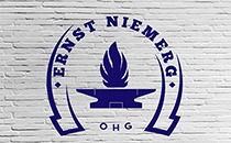 Logo Niemerg oHG, Ernst Hufbeschlag Lehrschmiede Hufbeschlagartikel Großhdl. Münster