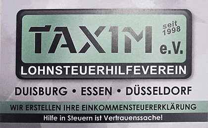 FirmenlogoLohnsteuerhilfeverein Taxim e.V. Duisburg