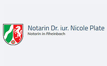 Logo Plate Nicole Dr. jur. Notarin Rheinbach