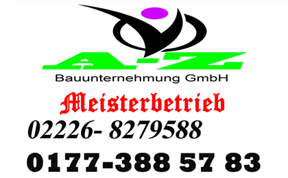 FirmenlogoA-Z Bauunternehmung GmbH Swisttal