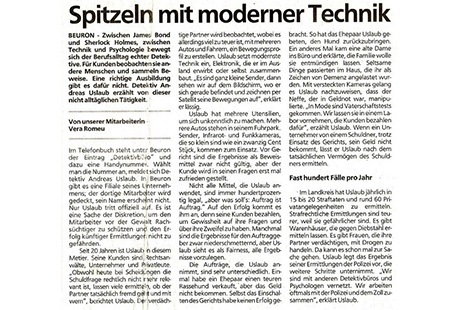 Bildergallerie Detektei u. Personenschutz F.A. Uslaub Zeitz