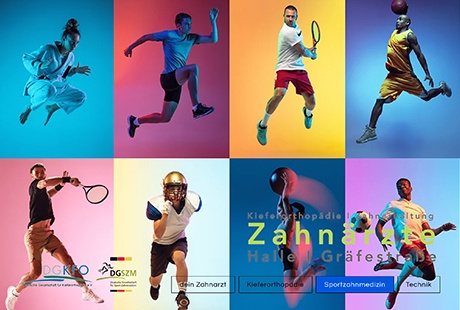 Bildergallerie Kieferorthopädie I Zahnerhaltung I Sportzahnmedizin I Zahnärzte Halle Gräfestraße Halle (Saale)