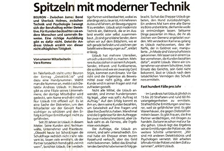 Bildergallerie Detektei u. Personenschutz F. Uslaub Merseburg (Saale)