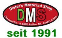 FirmenlogoDieter's Motorrad-Shop Vertragshändler u. Meisterwerkstatt Dessau-Roßlau