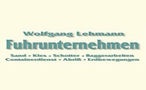 FirmenlogoFuhrunternehmen W. Lehmann Lutherstadt Wittenberg