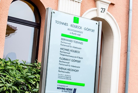 Bildergallerie Anwaltskanzlei Toennes Kolbeck Göpfert Rechtsanwälte PartG mbB Osnabrück