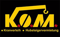 Logo K.O.M. GmbH & Co. KG Kranverleih Ankum