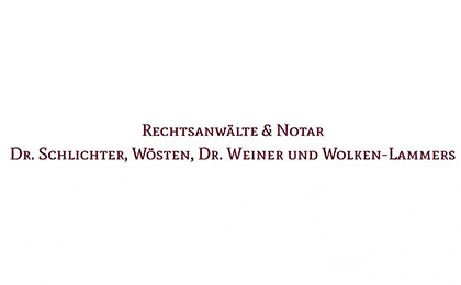 FirmenlogoSchlichter Bernhard Dr., Weiner Bernhard Dr. Rechtsanwälte und Notar, u. Wolken-Lammers Birte Meppen