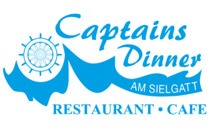 Logo Captains Dinner Am Sielgatt Restaurant und Café Krummhörn