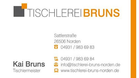 Bildergallerie Tischlerei Bruns Norden