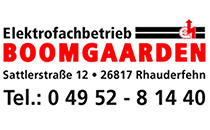 Logo Boomgaarden Harald Elektromeister Rhauderfehn
