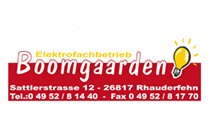 Logo Boomgaarden Harald Elektromeister Rhauderfehn