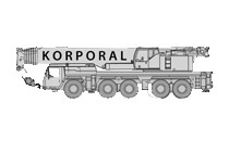 Logo Korporal GmbH Transporte Bühnen Abbruch- u. Erdarbeiten Kies u. Sand Autokranarbeiten Westoverledingen