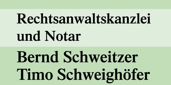Logo Schweitzer Bernd und Kollege Rechtsanwälte und Notar Bad Homburg
