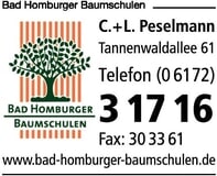 Bildergallerie Peselmann C. + L. Bad Homburger Baumschule Bad Homburg
